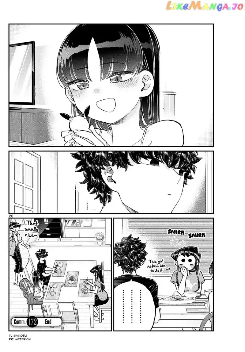 Komi-san wa Komyushou desu Chapter 172 page 20