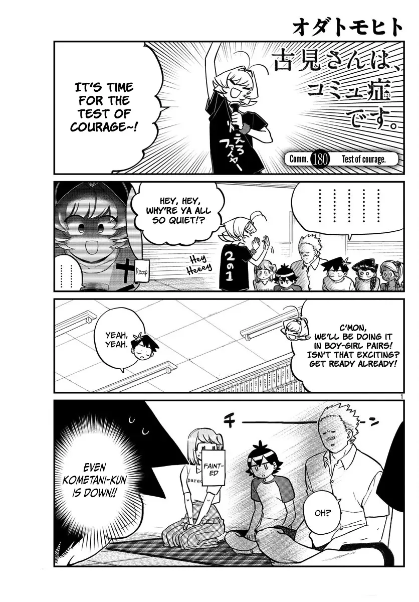 Komi-san wa Komyushou desu Chapter 180 page 1