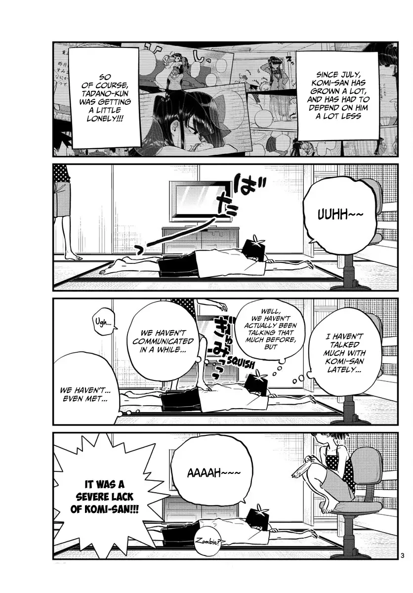 Komi-san wa Komyushou desu Chapter 178 page 3