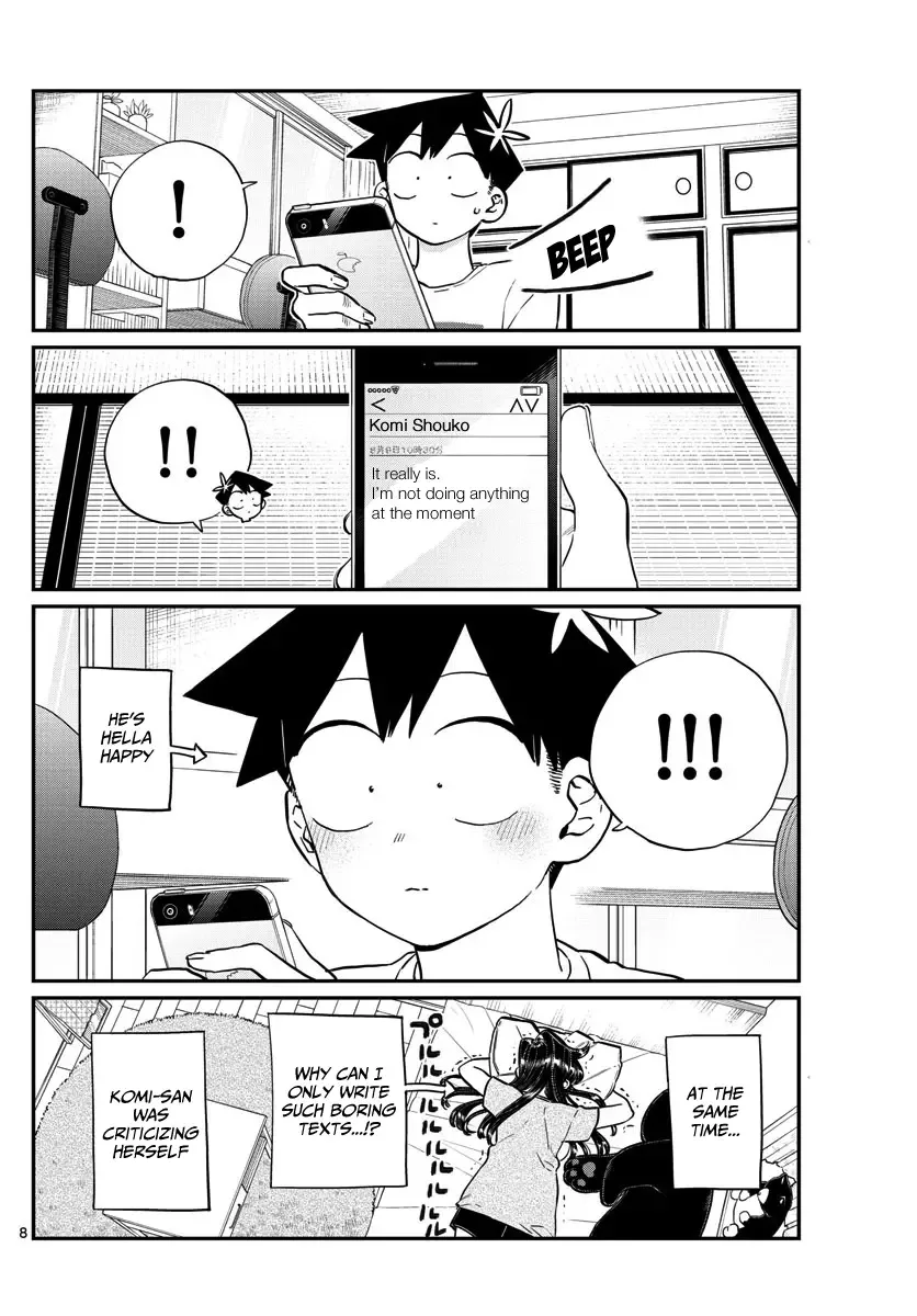 Komi-san wa Komyushou desu Chapter 178 page 8