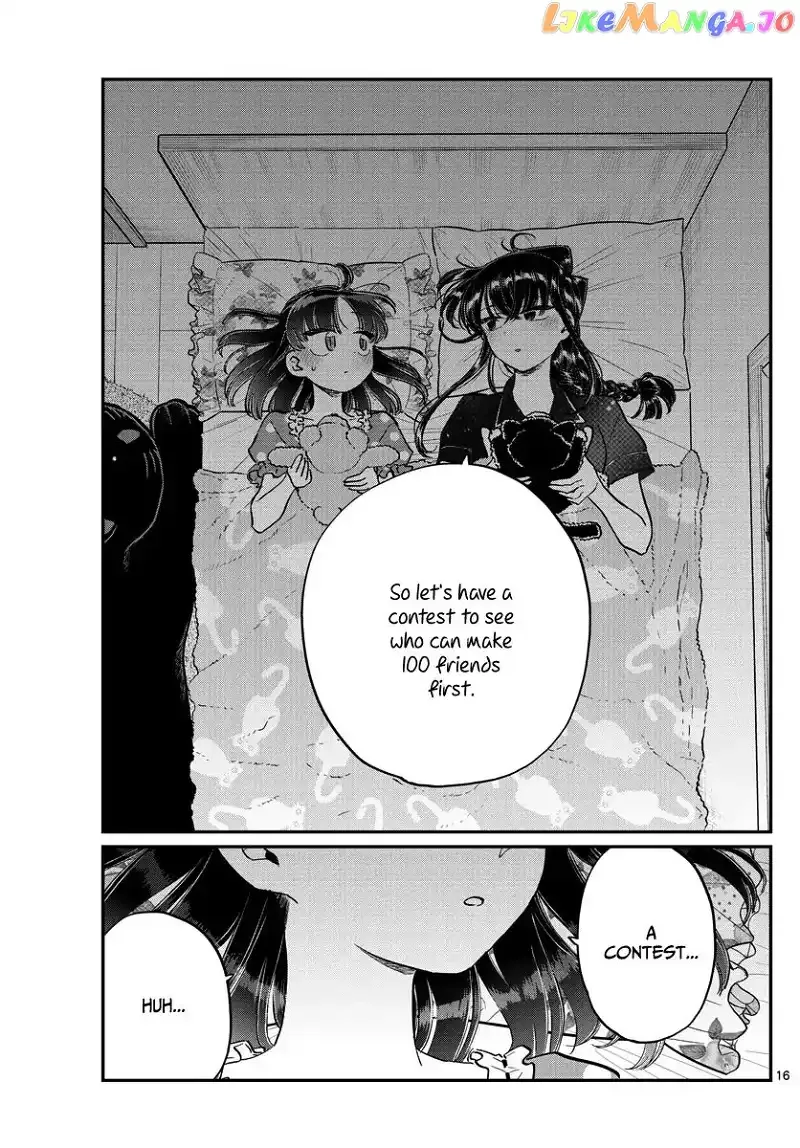 Komi-san wa Komyushou desu Chapter 176 page 16