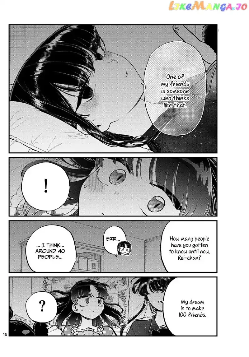 Komi-san wa Komyushou desu Chapter 176 page 15