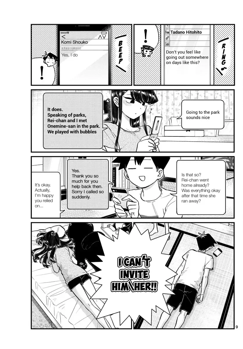 Komi-san wa Komyushou desu Chapter 178 page 9