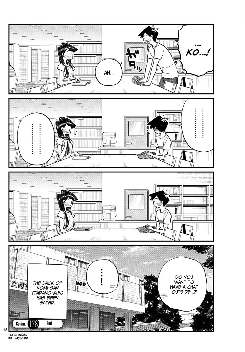Komi-san wa Komyushou desu Chapter 178 page 18