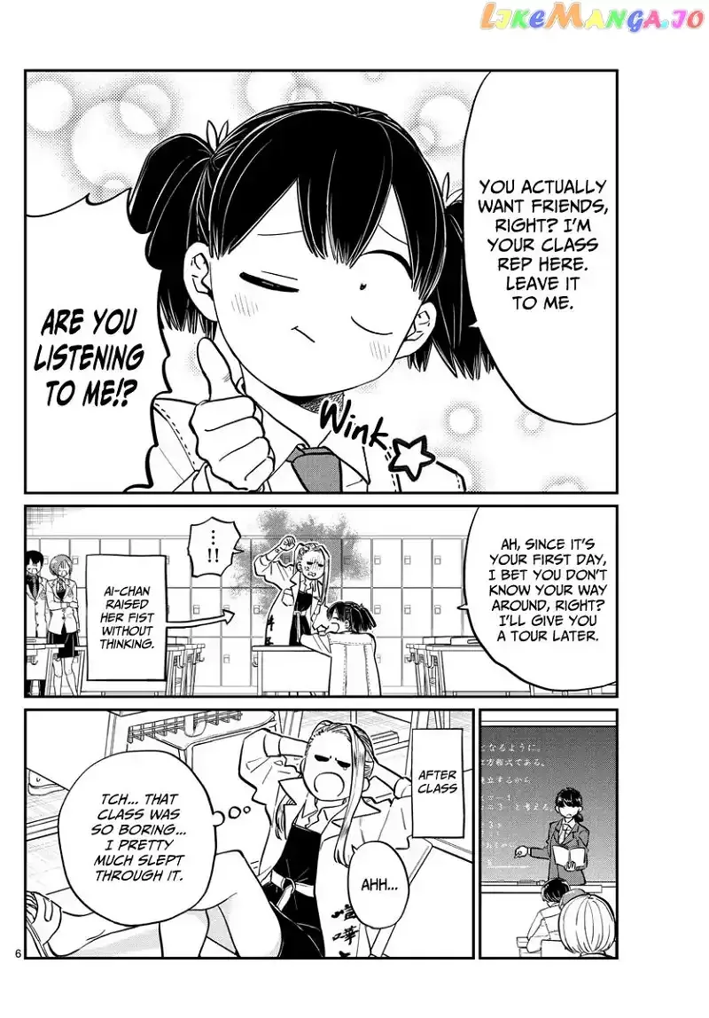 Komi-san wa Komyushou desu Chapter 182 page 6