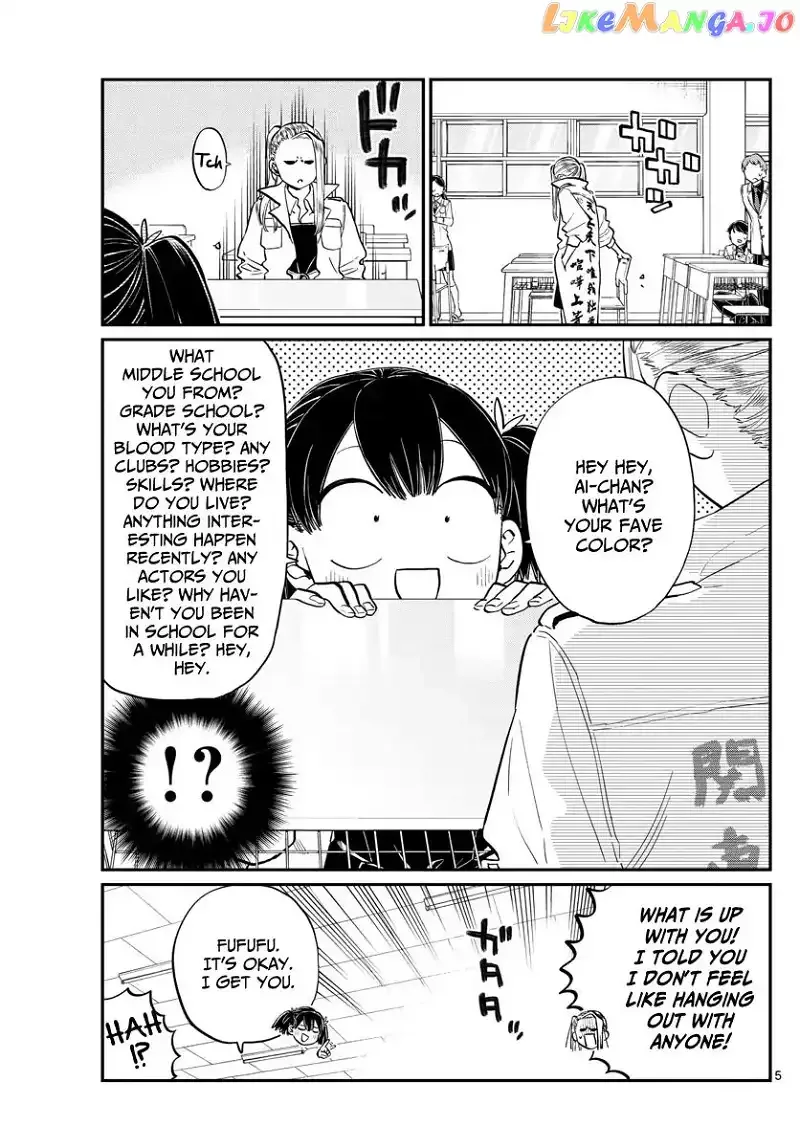 Komi-san wa Komyushou desu Chapter 182 page 5