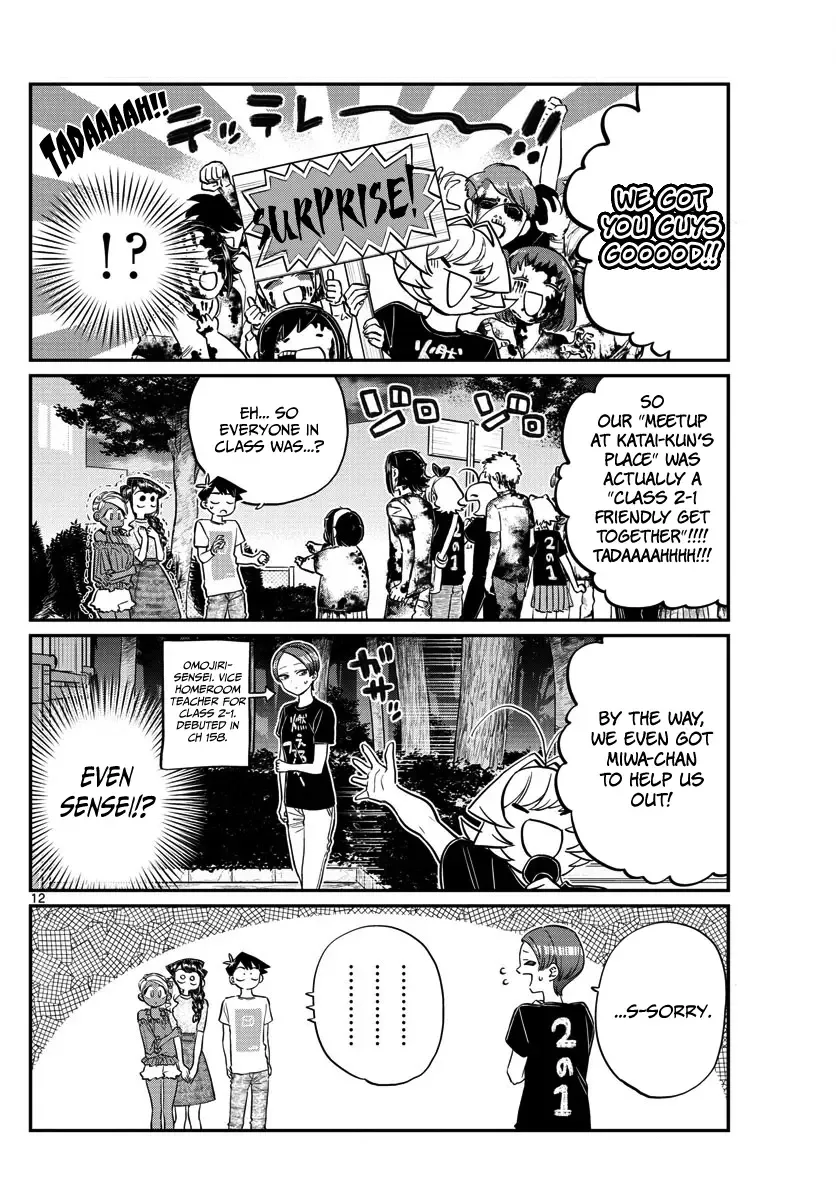 Komi-san wa Komyushou desu Chapter 181 page 12