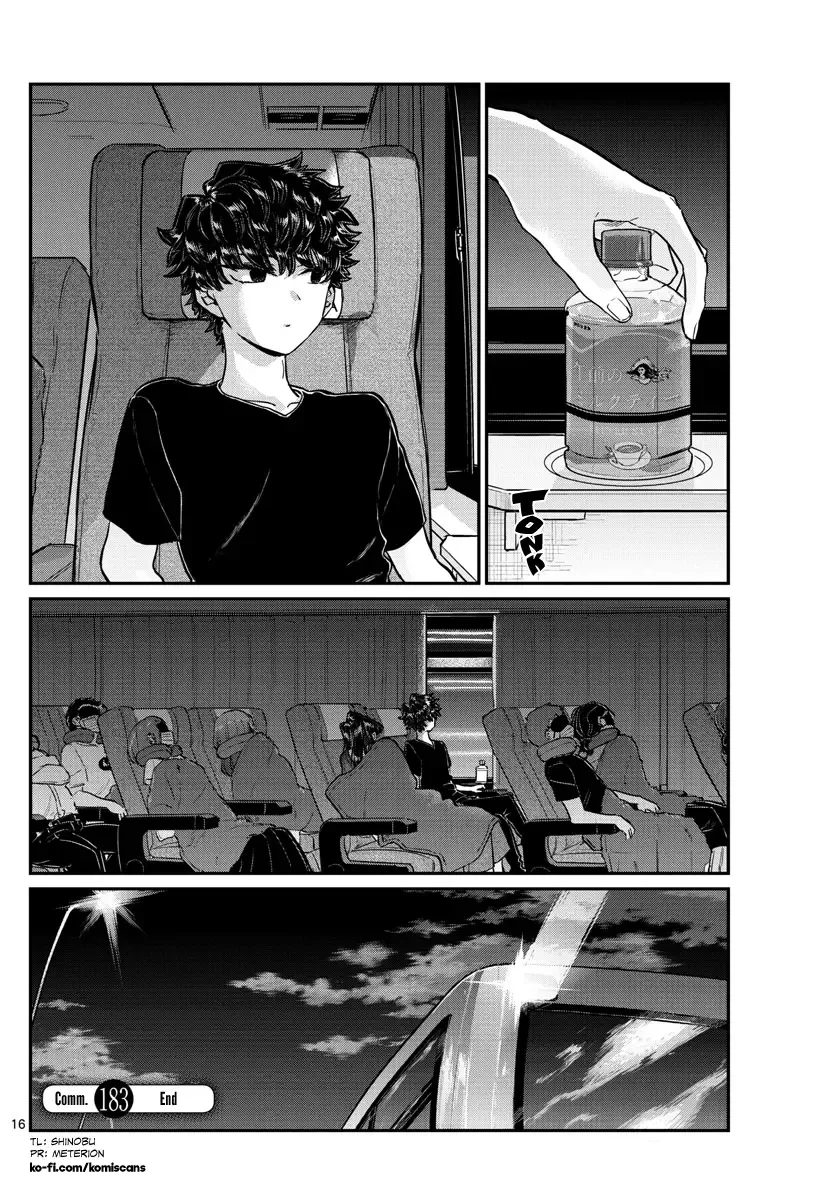 Komi-san wa Komyushou desu Chapter 183 page 16
