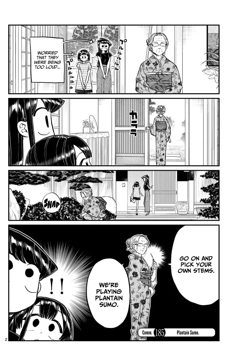 Komi-san wa Komyushou desu Chapter 185 page 2