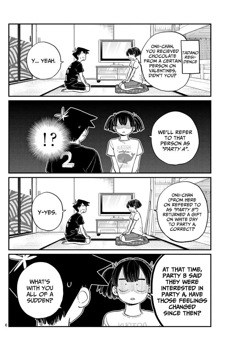 Komi-san wa Komyushou desu Chapter 195 page 6