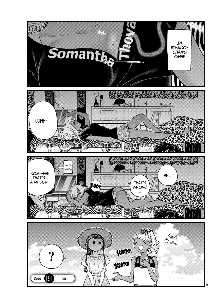 Komi-san wa Komyushou desu Chapter 191 page 9
