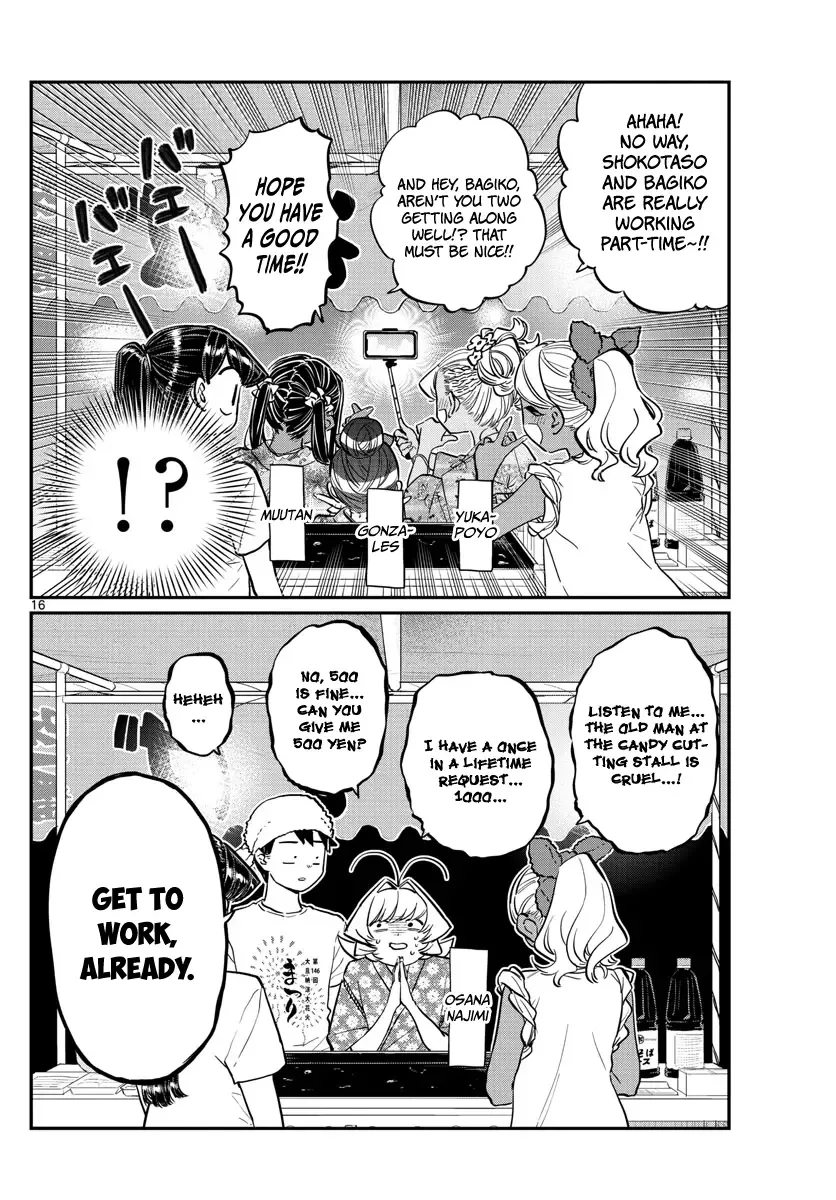 Komi-san wa Komyushou desu Chapter 193 page 16