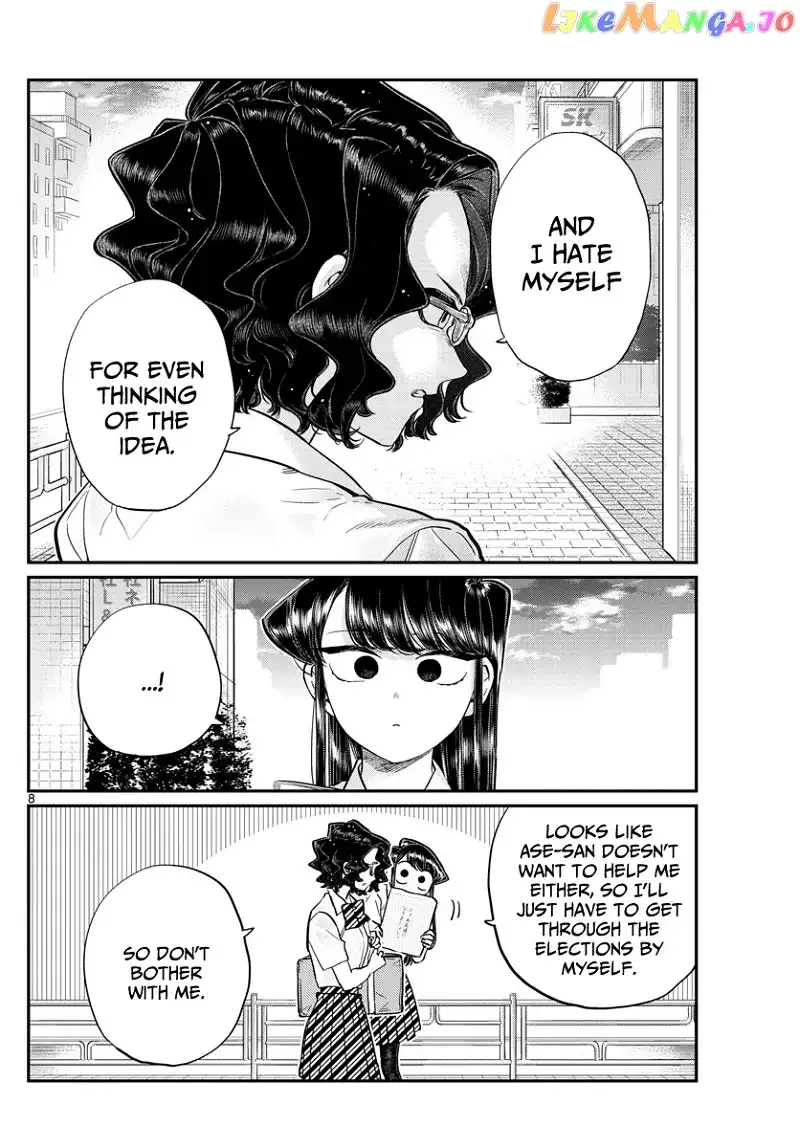Komi-san wa Komyushou desu Chapter 196.2 page 8