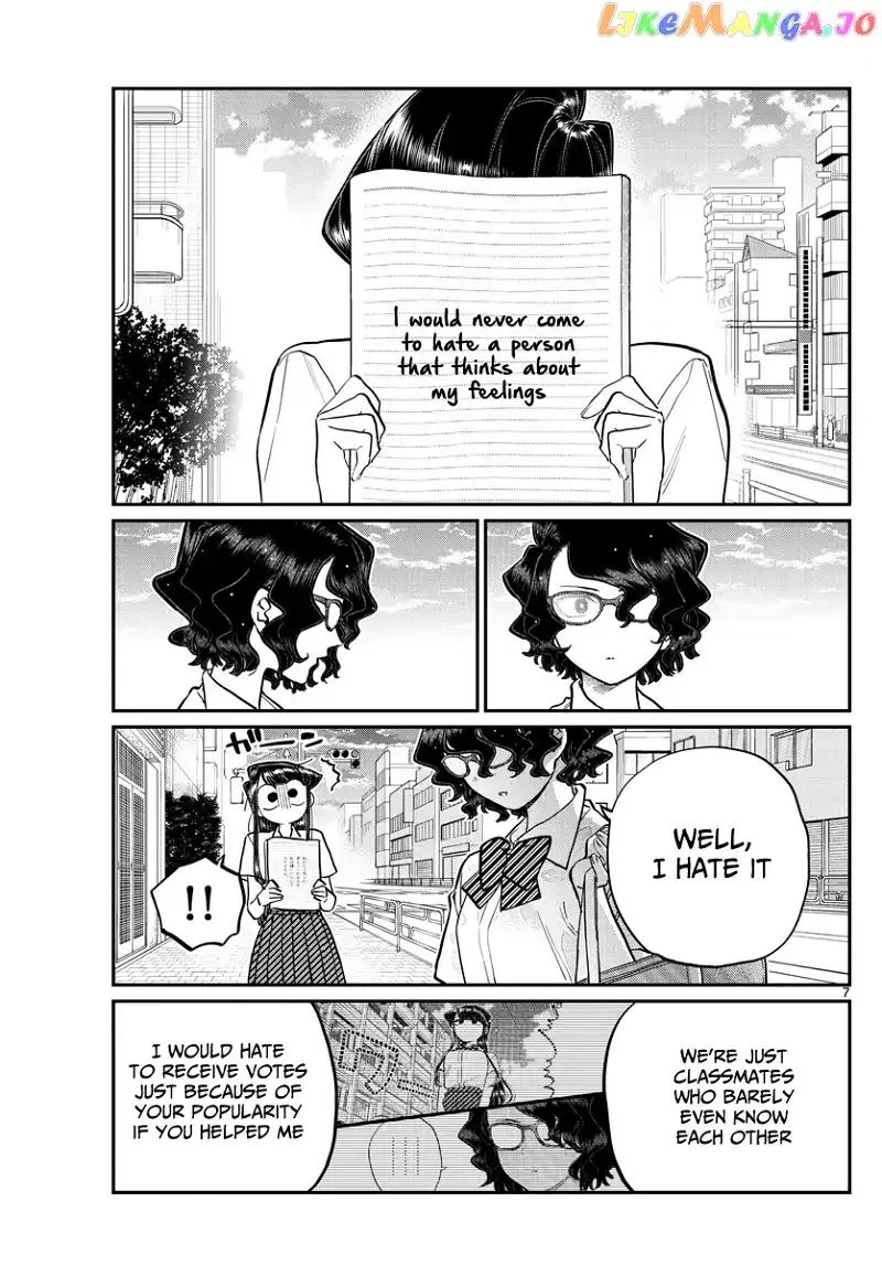 Komi-san wa Komyushou desu Chapter 196.2 page 7