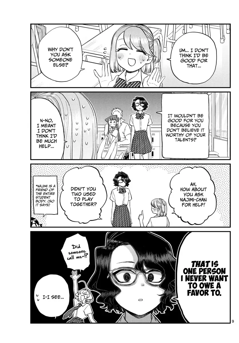 Komi-san wa Komyushou desu Chapter 196 page 9