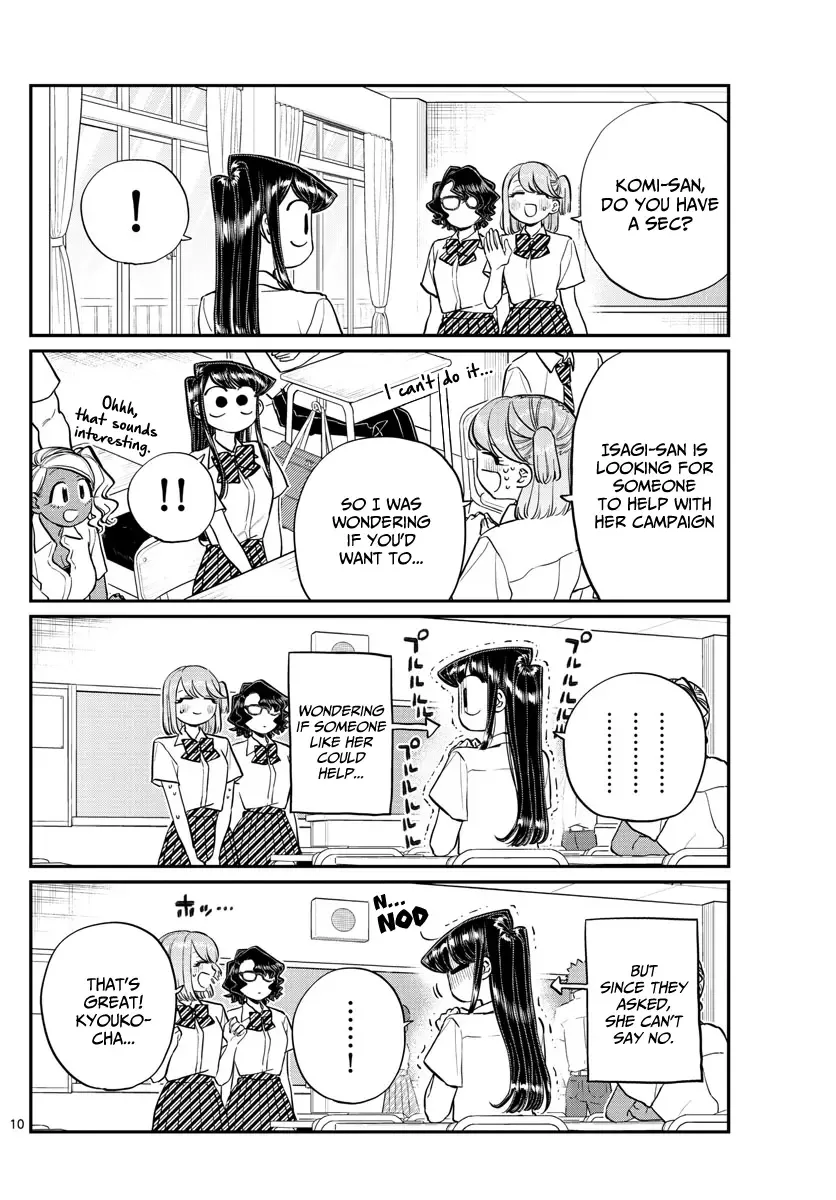 Komi-san wa Komyushou desu Chapter 196 page 10