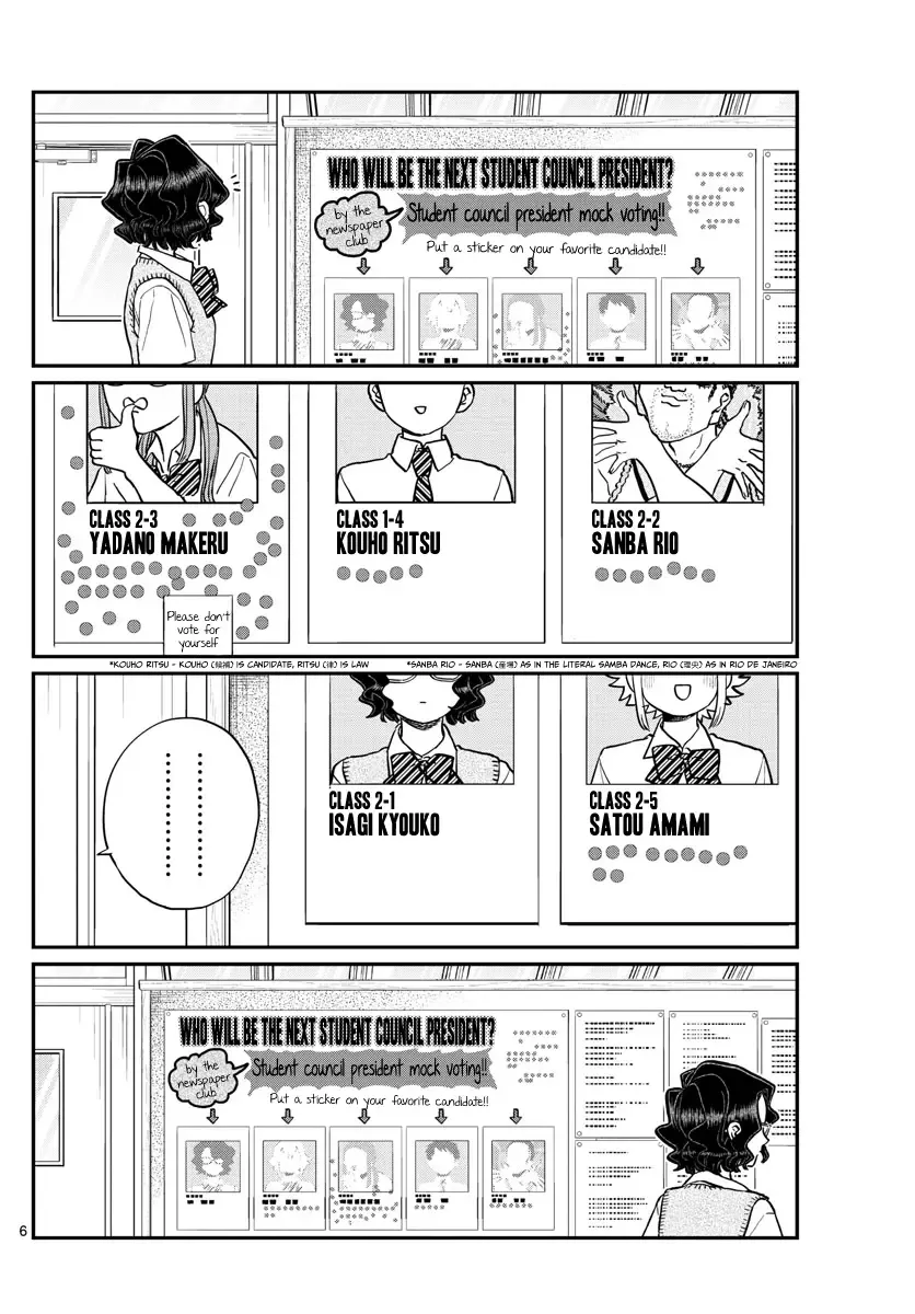 Komi-san wa Komyushou desu Chapter 196.1 page 6