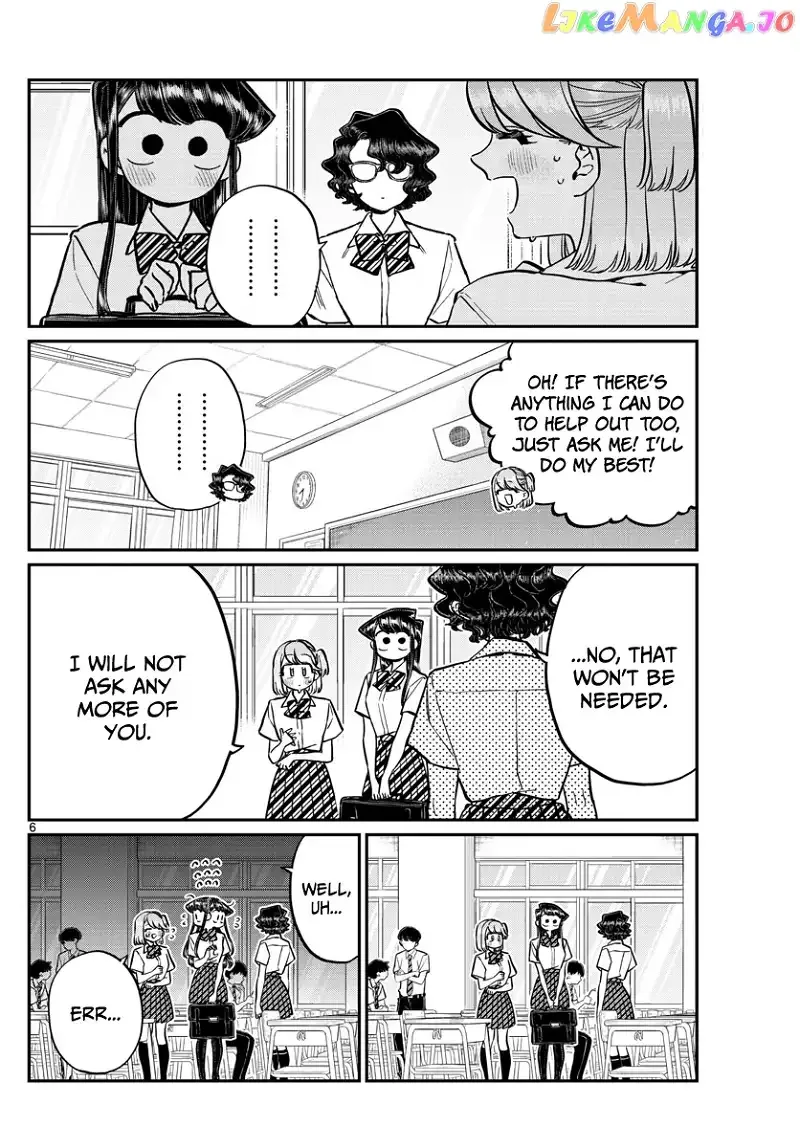 Komi-san wa Komyushou desu Chapter 199 page 6