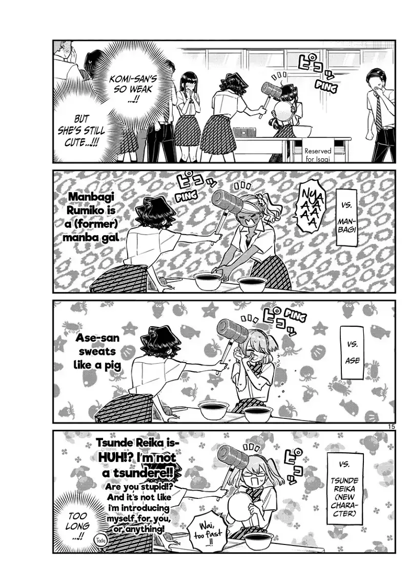 Komi-san wa Komyushou desu Chapter 199 page 15