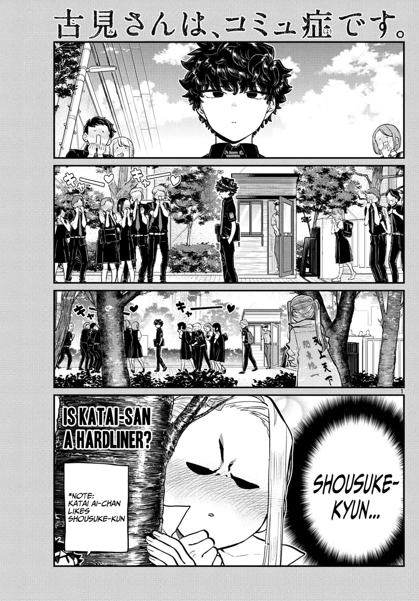 Komi-san wa Komyushou desu Chapter 198 page 1
