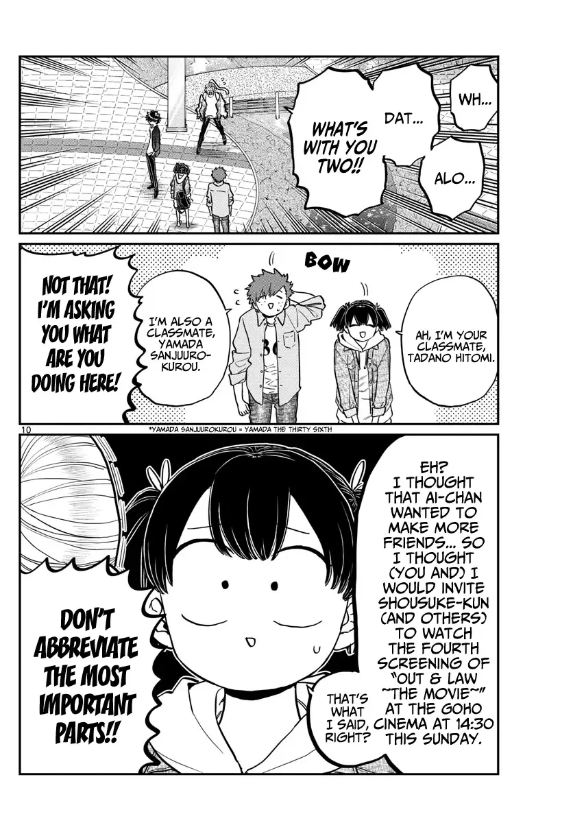 Komi-san wa Komyushou desu Chapter 198 page 10