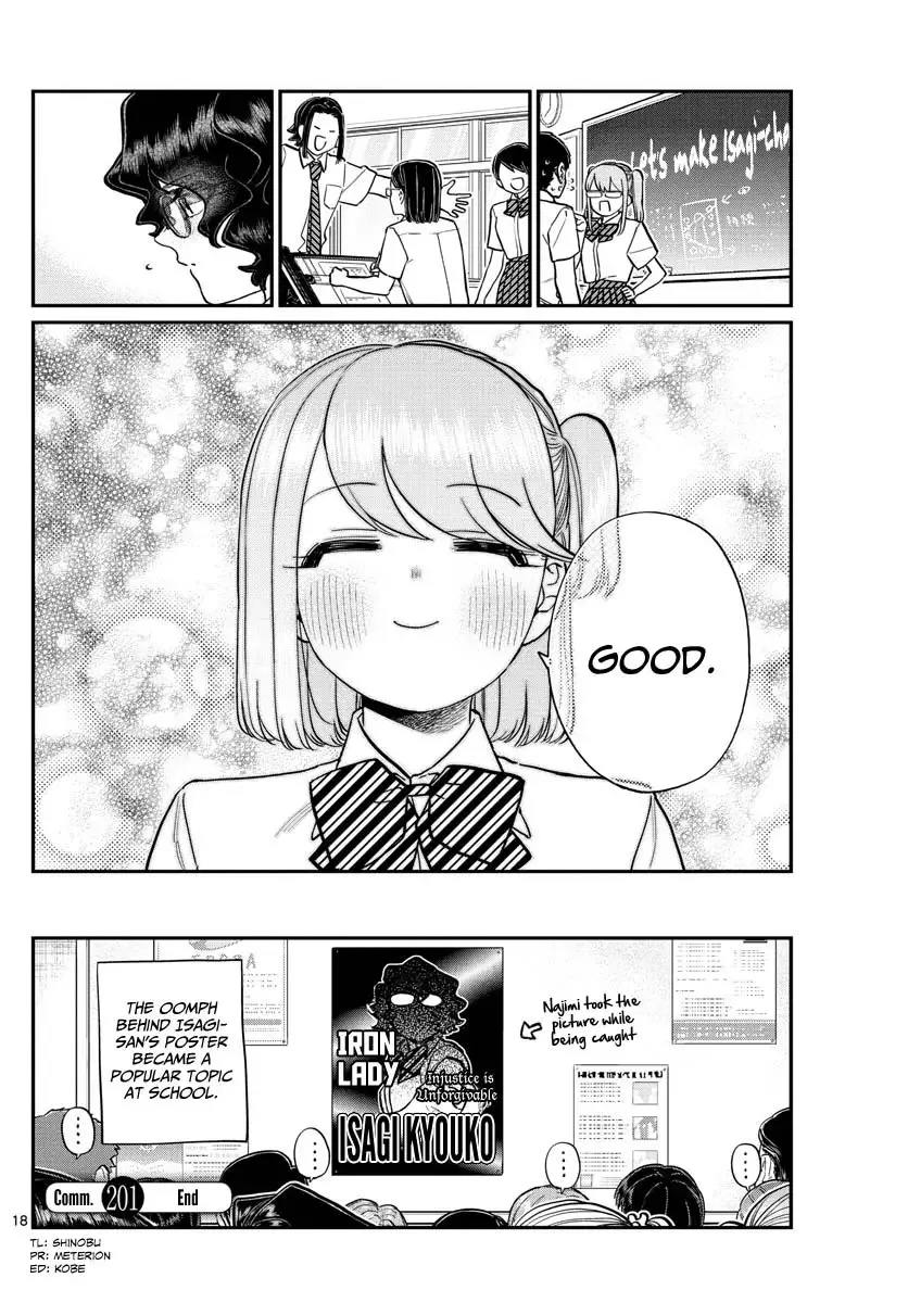 Komi-san wa Komyushou desu Chapter 201 page 19