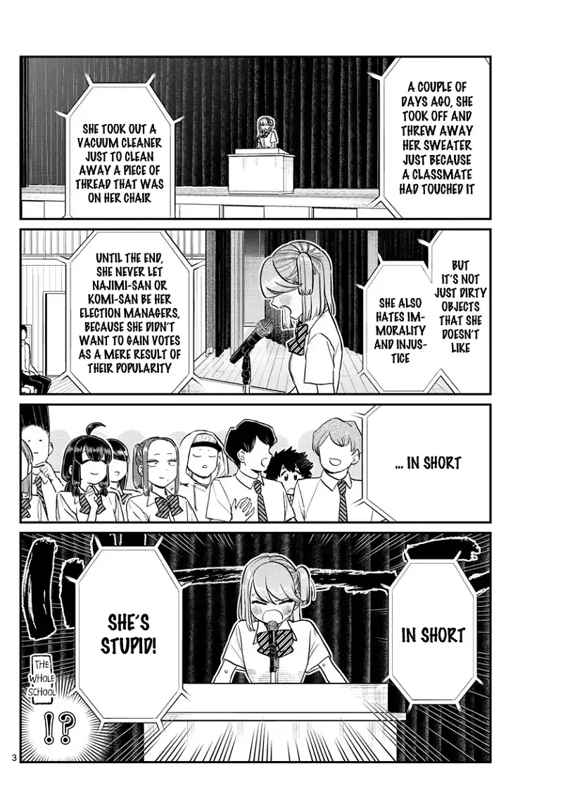 Komi-san wa Komyushou desu Chapter 203 page 3