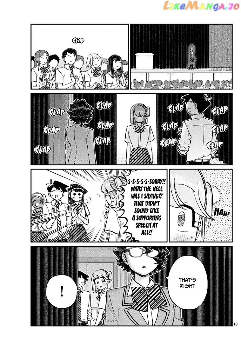Komi-san wa Komyushou desu Chapter 203 page 10