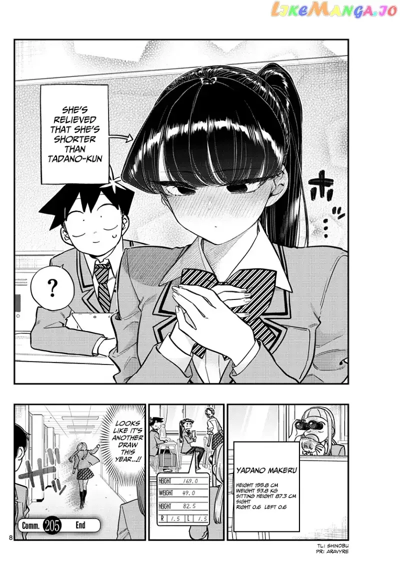Komi-san wa Komyushou desu Chapter 205 page 3
