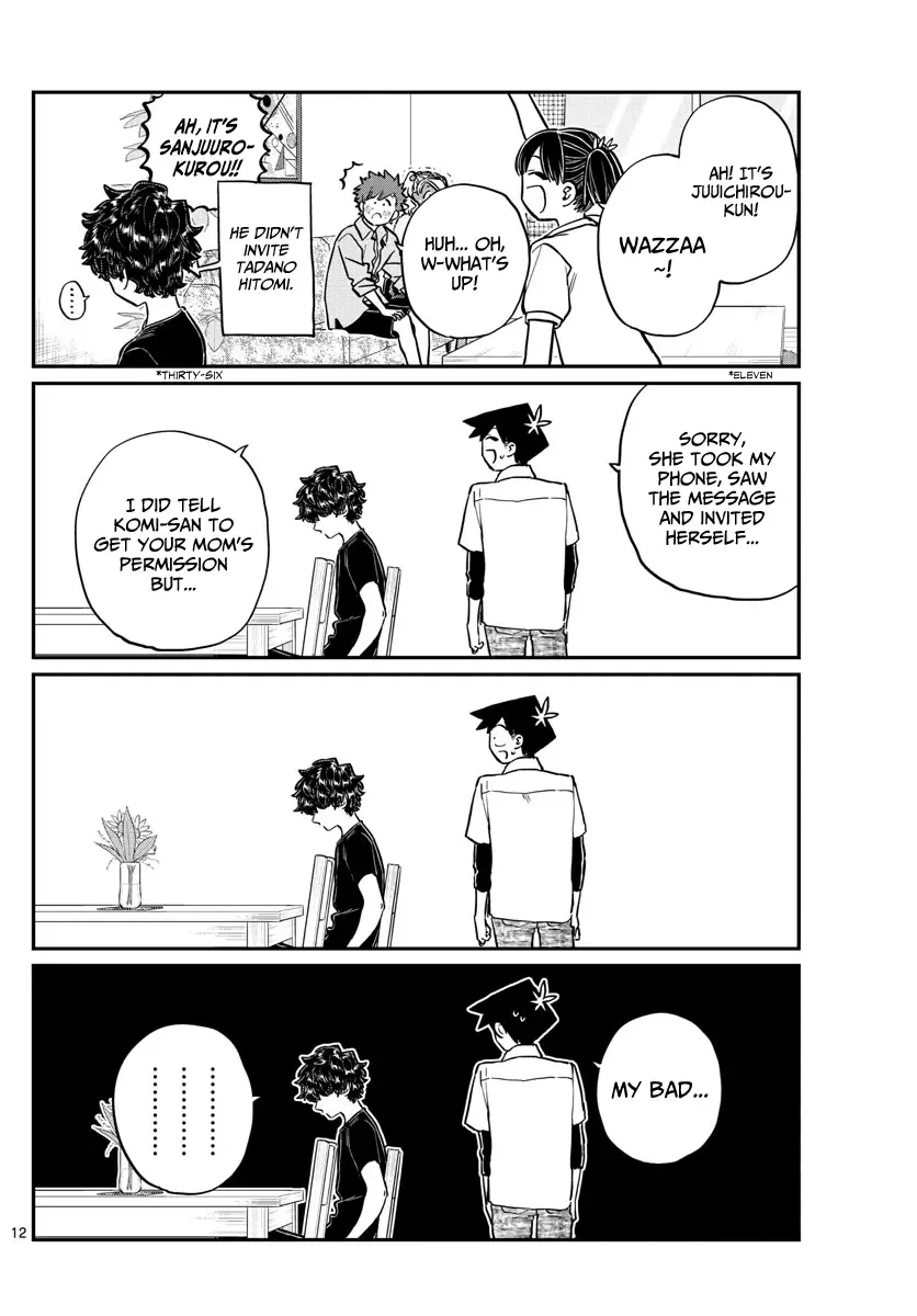 Komi-san wa Komyushou desu Chapter 207 page 12