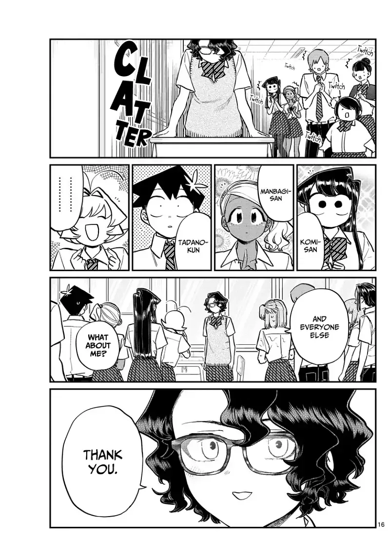 Komi-san wa Komyushou desu Chapter 203 page 16