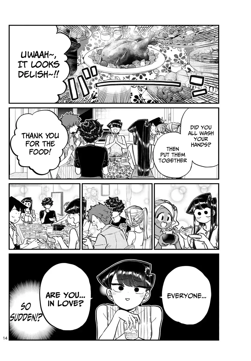 Komi-san wa Komyushou desu Chapter 207 page 14