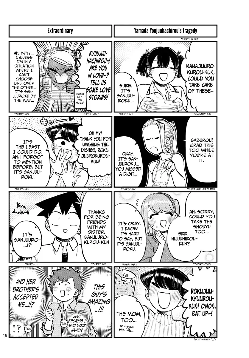 Komi-san wa Komyushou desu Chapter 207 page 18