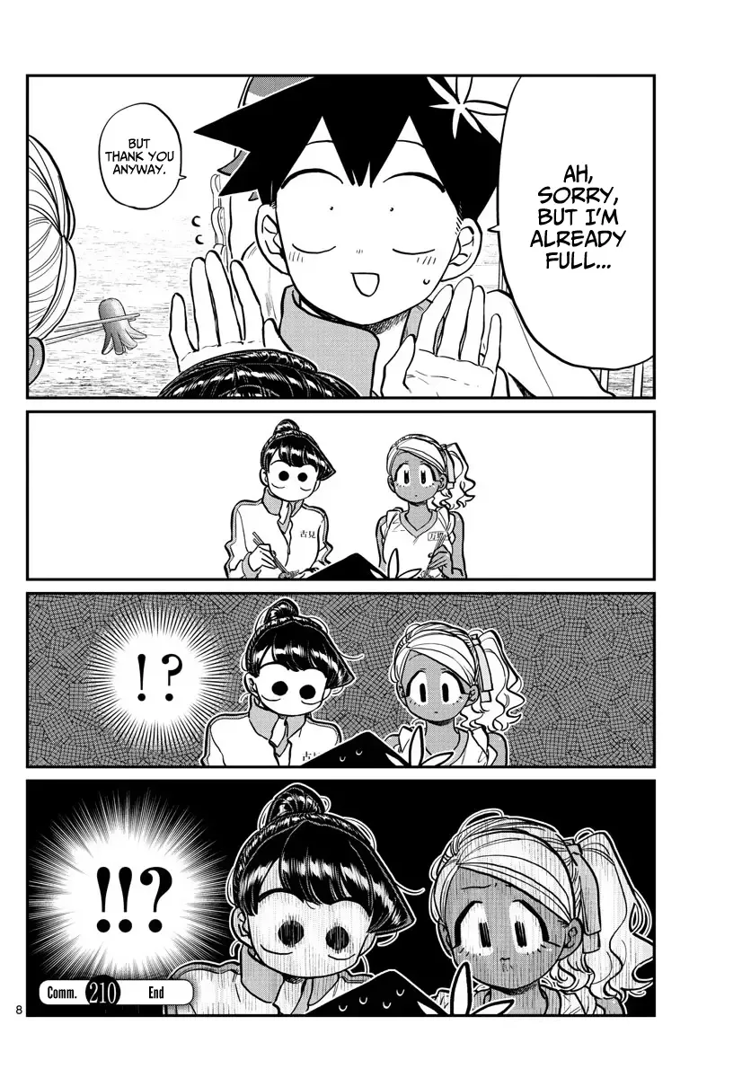 Komi-san wa Komyushou desu Chapter 210 page 8