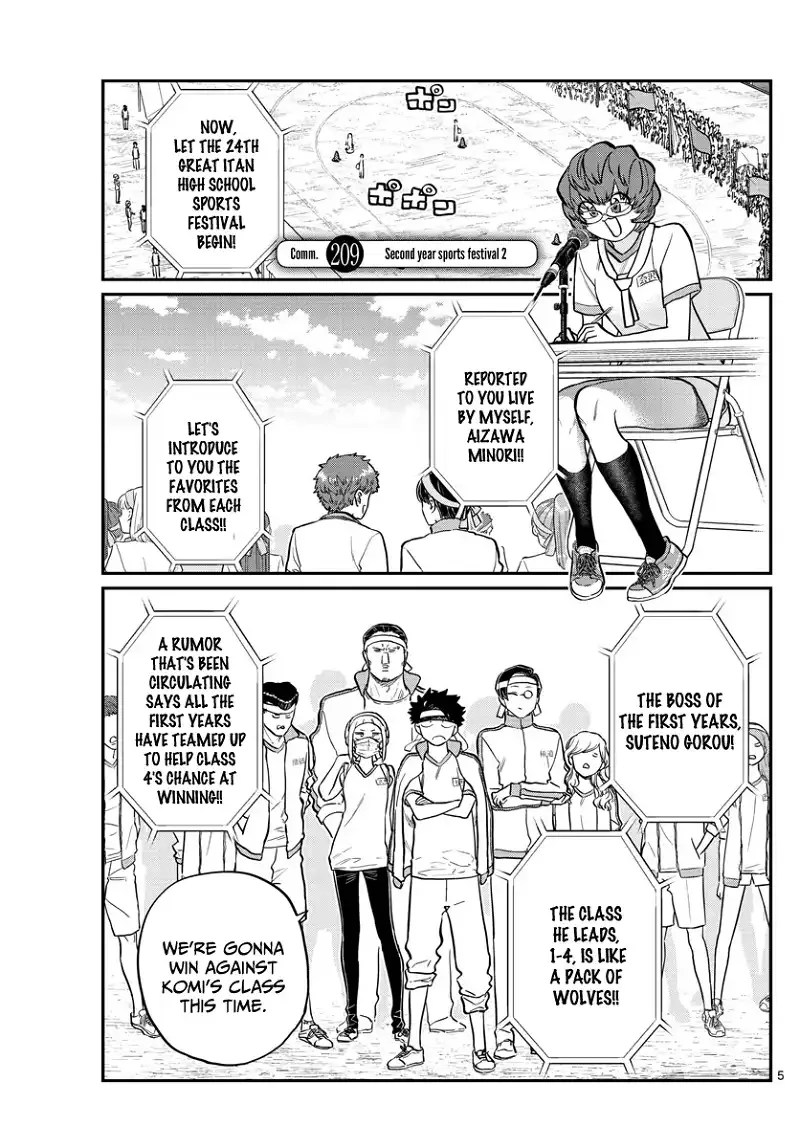 Komi-san wa Komyushou desu Chapter 209 page 1