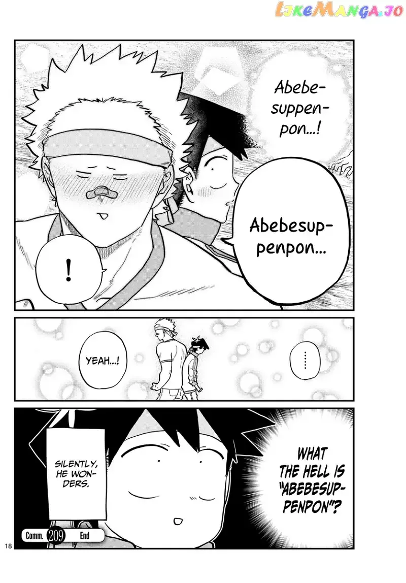 Komi-san wa Komyushou desu Chapter 209 page 14