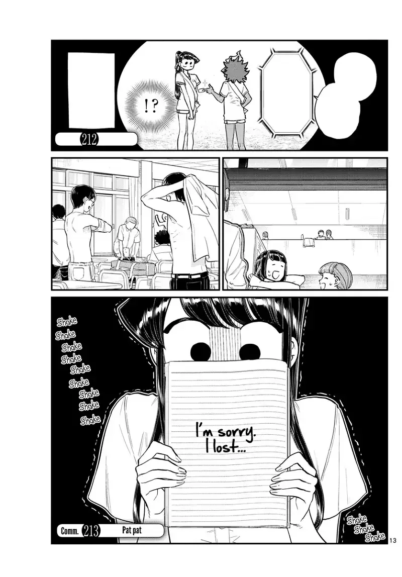 Komi-san wa Komyushou desu Chapter 213 page 1