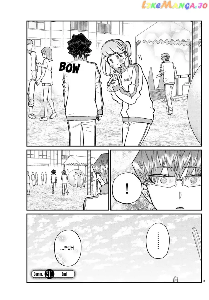 Komi-san wa Komyushou desu Chapter 211 page 3