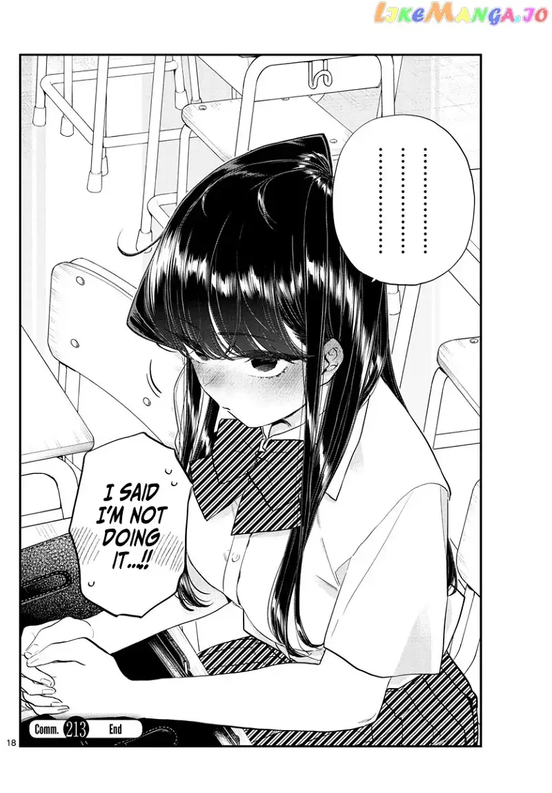 Komi-san wa Komyushou desu Chapter 213 page 6