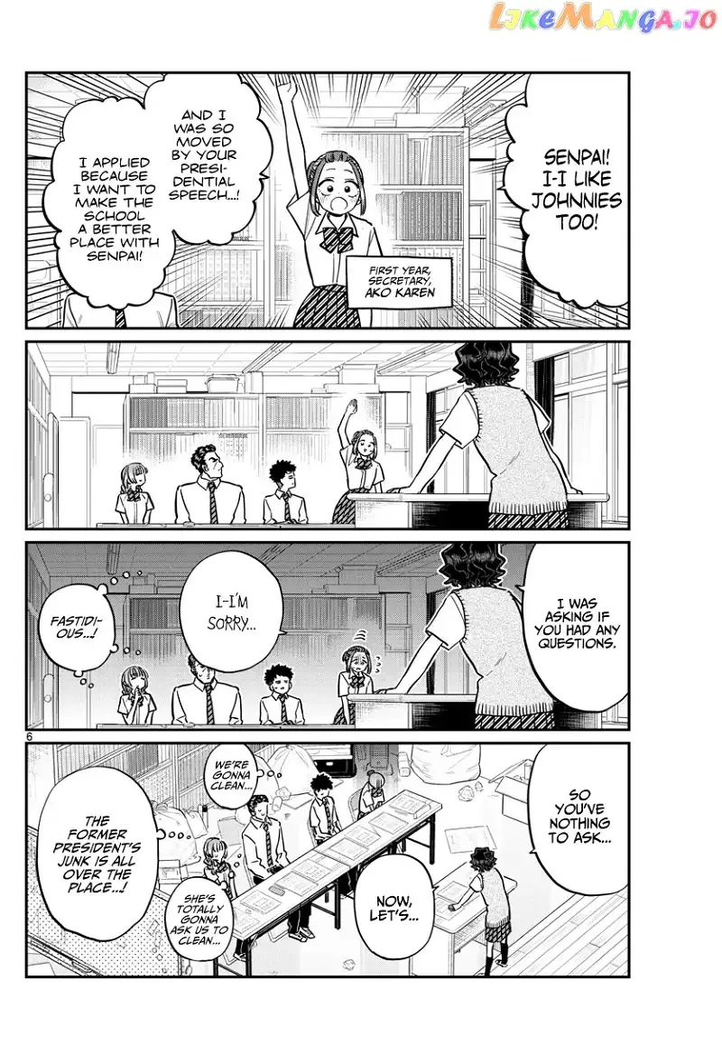 Komi-san wa Komyushou desu Chapter 216 page 6