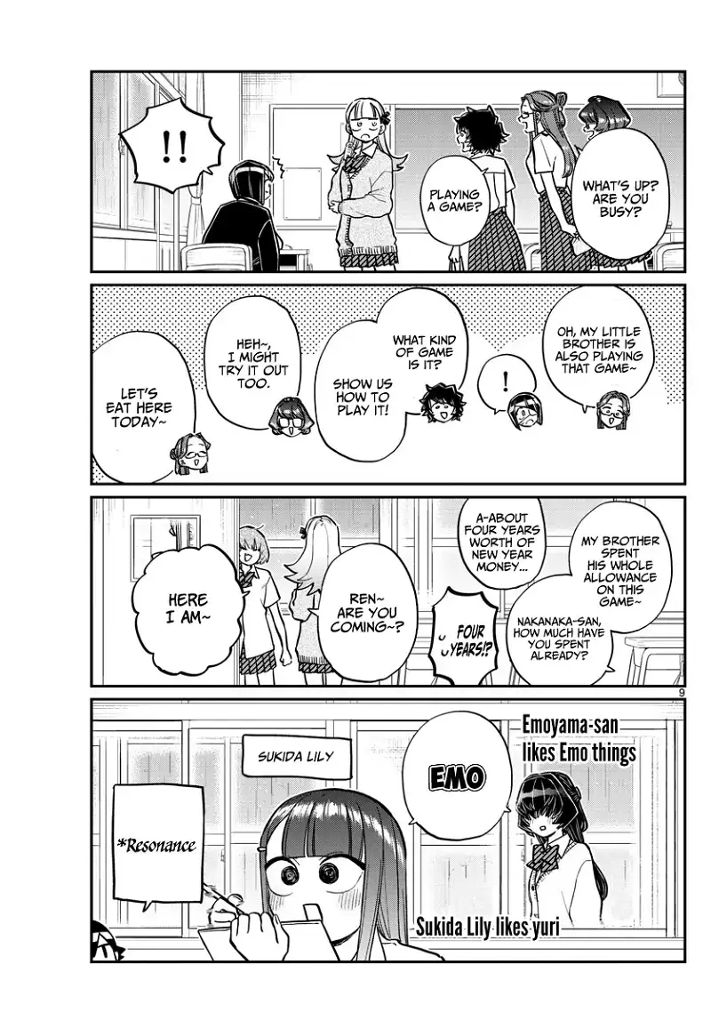 Komi-san wa Komyushou desu Chapter 216 page 9