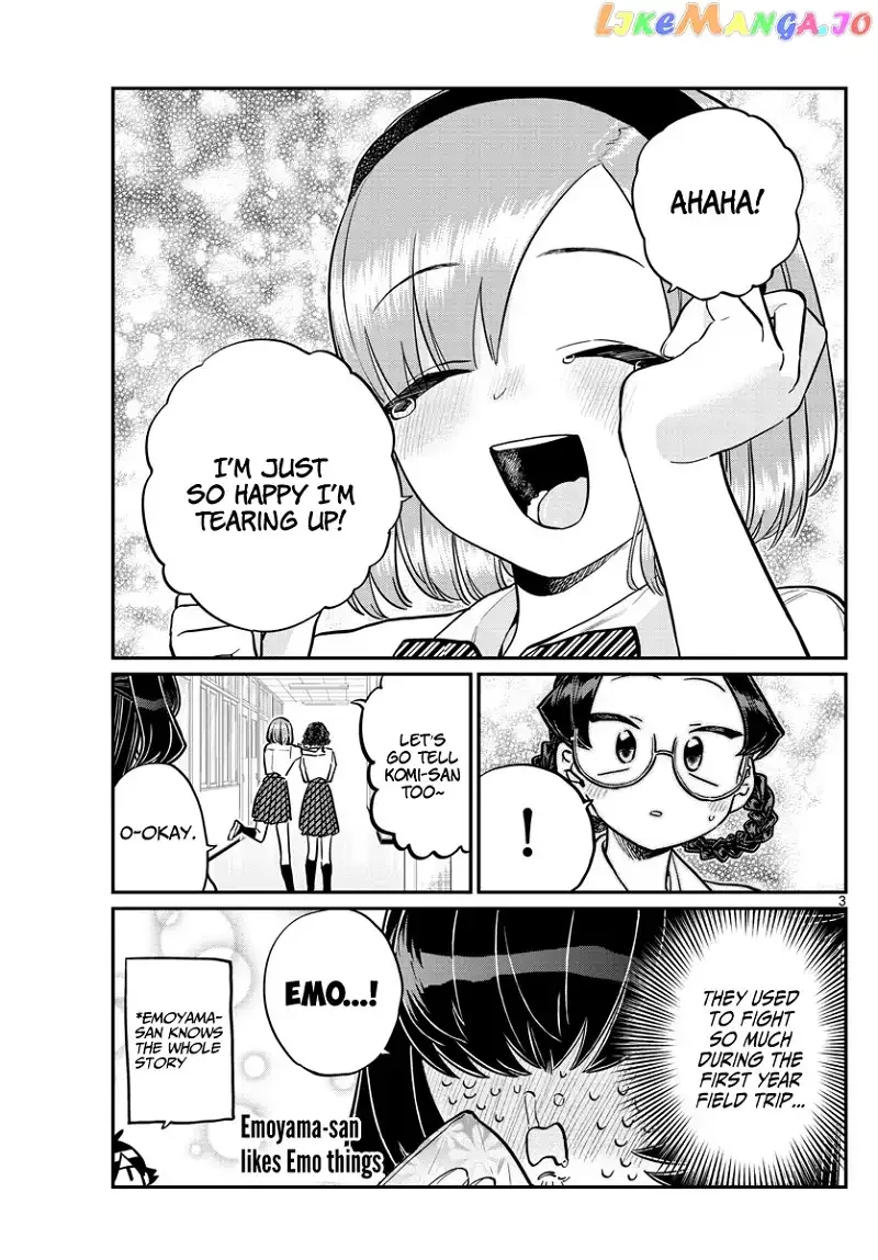 Komi-san wa Komyushou desu Chapter 216 page 3