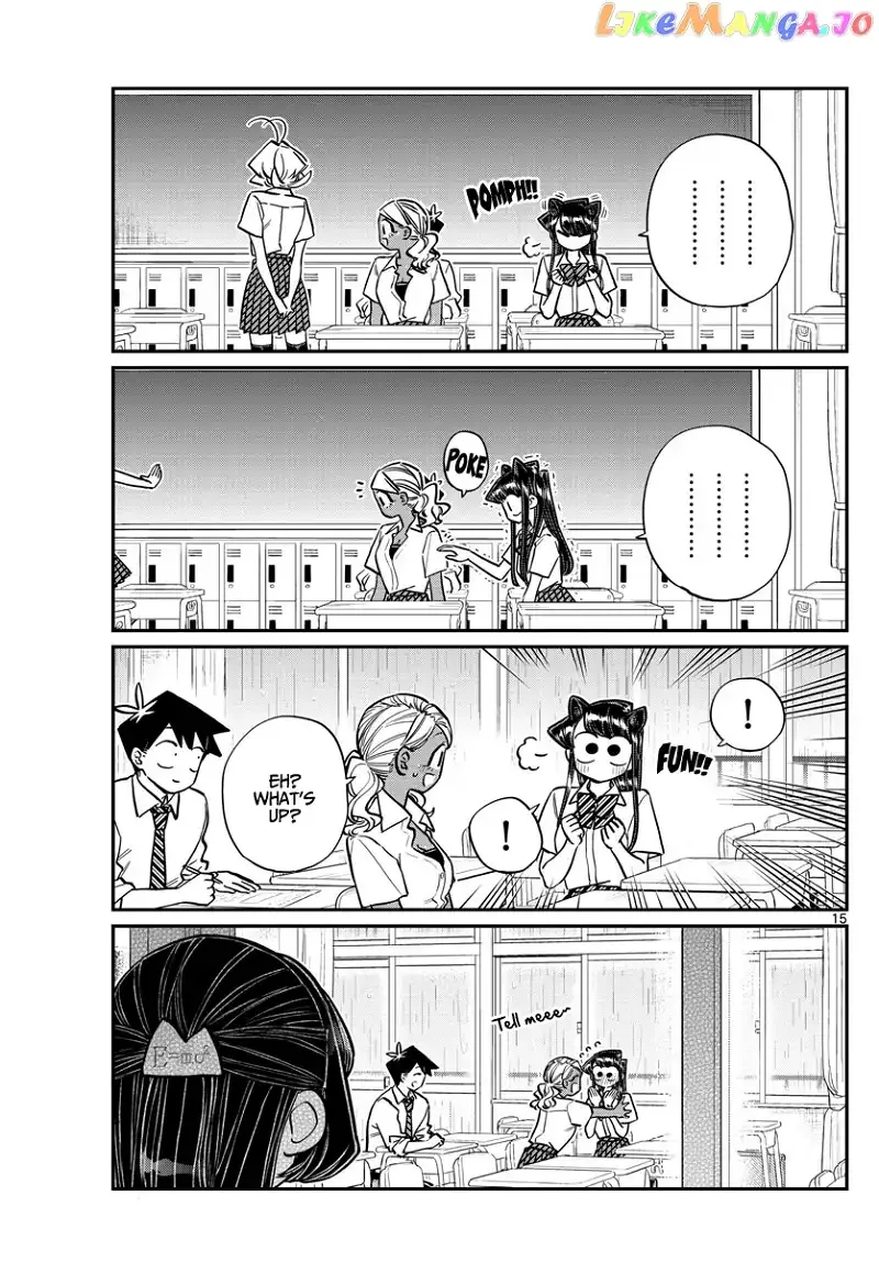 Komi-san wa Komyushou desu Chapter 216 page 15