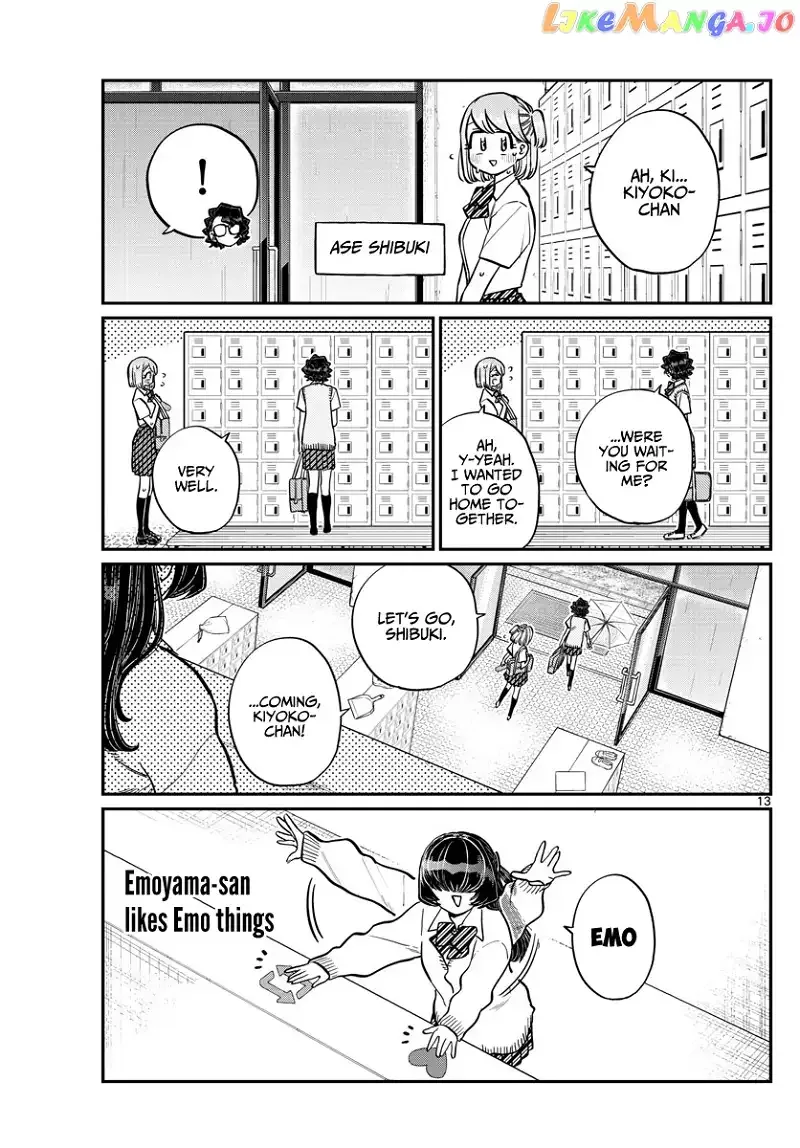 Komi-san wa Komyushou desu Chapter 216 page 13