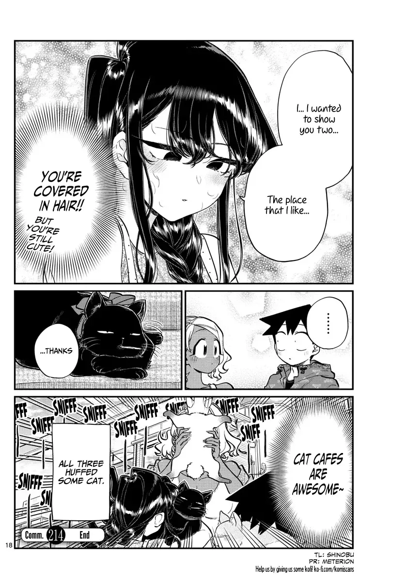 Komi-san wa Komyushou desu Chapter 214 page 19
