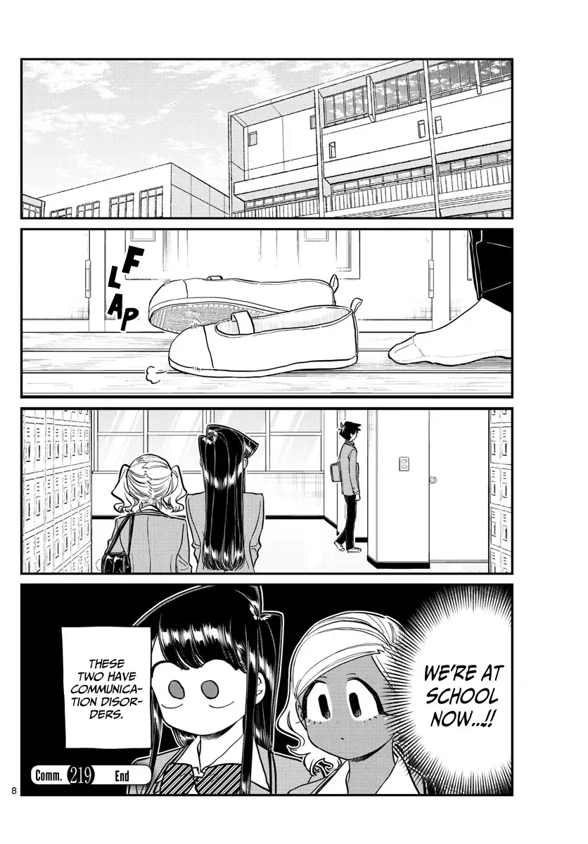 Komi-san wa Komyushou desu Chapter 219 page 8