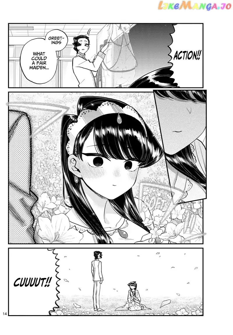 Komi-san wa Komyushou desu Chapter 221 page 14