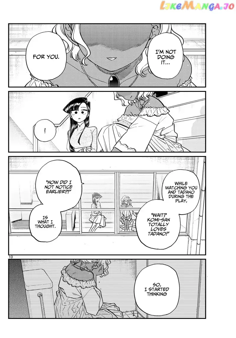 Komi-san wa Komyushou desu Chapter 228 page 10