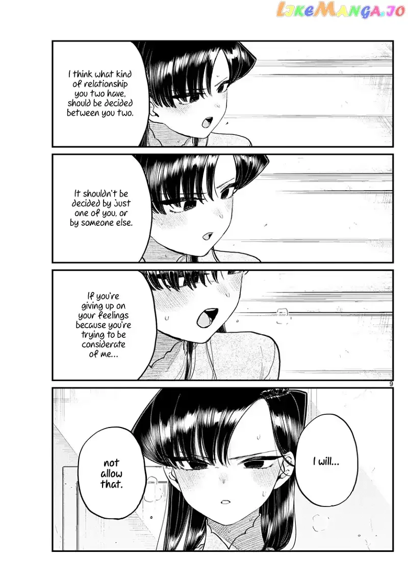 Komi-san wa Komyushou desu Chapter 228 page 9