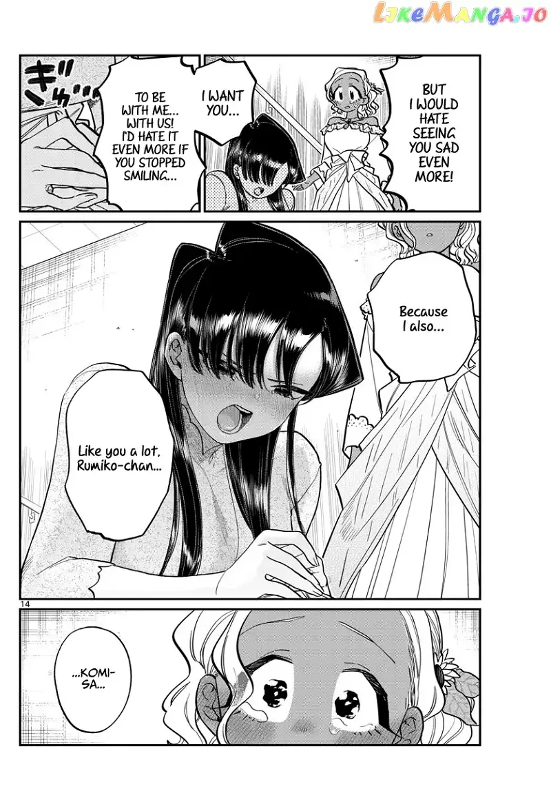 Komi-san wa Komyushou desu Chapter 228 page 14